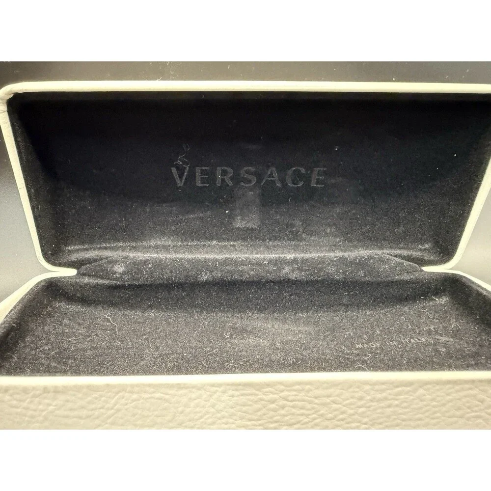 White Versace Sunglasses/Eyeglass Hard Clam Shell - Case Only